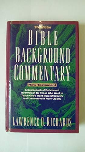 Book cover for The Victor Bible Background Commentary: New Testament by Richards, Lawrence O.