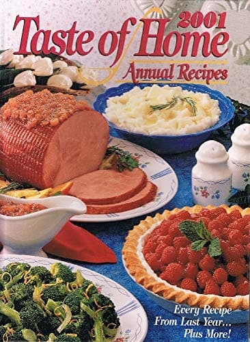 Book cover for 2001 Taste of Home Annual Recipes by Julie Schnittka