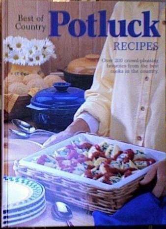 Book cover for Potluck Recipes (Best of Country) by jean-steiner