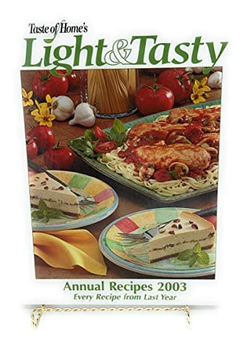 Book cover for Taste of Home's Light & Tasty Annual Recipes 2003 by Julie Schnittka