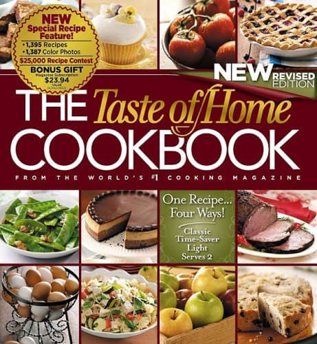 Book cover for The Taste of Home Cookbook, Revised Edition by Taste of Home