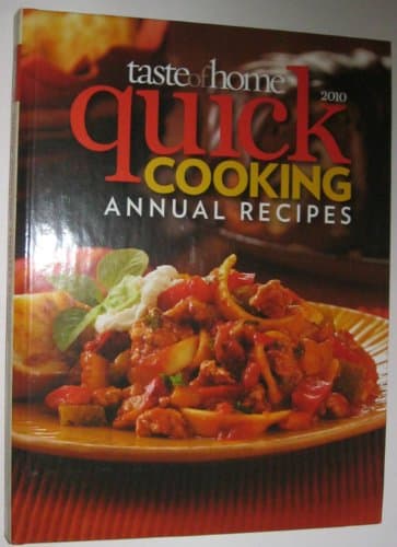 Book cover for Taste of Home Quick Cooking Annual Cookbook (2010) by Catherine Cassidy