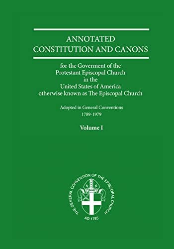 Book cover for Annotated Constitution and Canons for the Government of the Protestant Episcopal Church in the United States of America by Church Publishing
