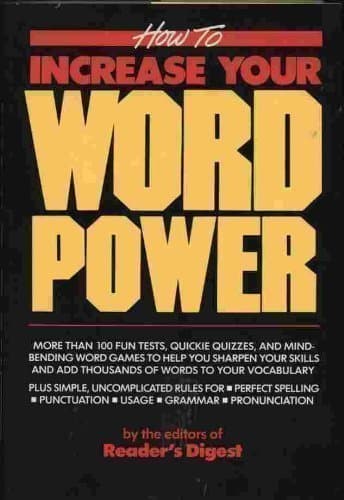 Book cover for How to Increase Your Word Power by Reader's Digest Association