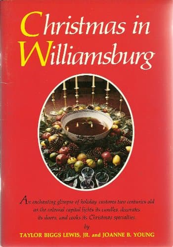Book cover for Christmas in Williamsburg by Joanne B. Young