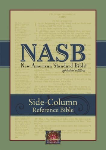 Book cover for NASB Update Side-Column Reference; Burgundy Bonded Leather by The Lockman Foundation