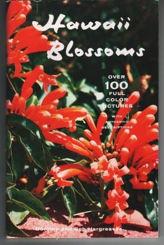 Book cover for Hawaii Blossoms Text and Color Photography by Bob Hargreaves