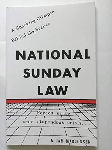 Book cover for National Sunday Law by Jan Marcussen