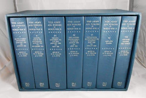 Book cover for The Army Air Forces in World War II (7 Volume Set) by Ettinger, R. C. W.