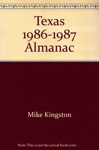 Book cover for Texas 1986-1987 Almanac by mike-kingston