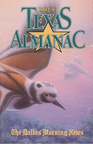 Book cover for Texas Almanac (Texas Almanac (Paperback)) by Kingston, Mike