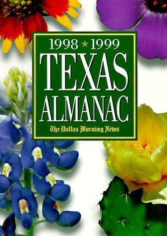Book cover for 1998-1999 Texas Almanac (Paper) by Dallas Morning News