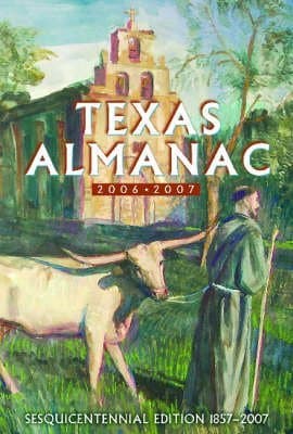 Book cover for Texas Almanac 2006-2007: Sesquicentennial Edition 1857-2007 by Alvarez, Elizabeth Cruce