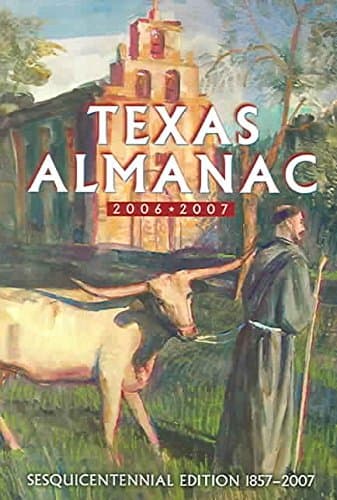 Book cover for Texas Almanac 2006-2007 by Alvarez, Elizabeth Cruce