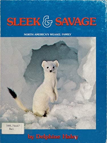 Book cover for Sleek & savage: North America's weasel family by Haley, Delphine