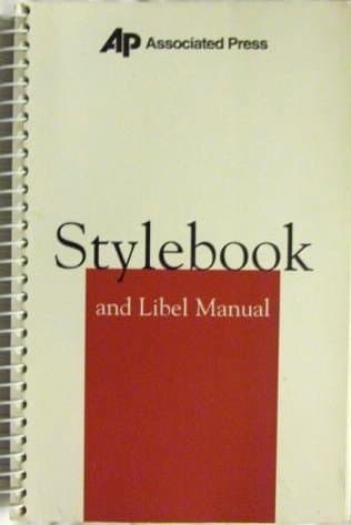 Book cover for Associated Press Stylebook: And Libel Manual by Norm Goldstein