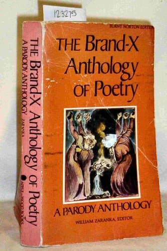 Book cover for The Brand-X Anthology of Poetry by Zaranka, William