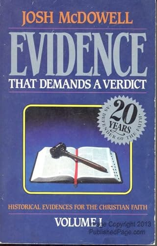 Book cover for Evidence That Demands a Verdict by Josh McDowell