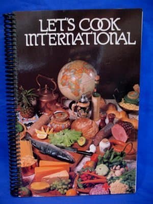 Book cover for Let's Cook International by Canadian Red Cross Society