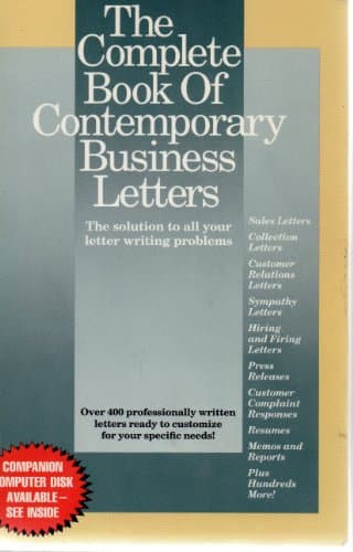 Book cover for The Complete Book of Contemporary Business Letters by Elliott, Stephen P.