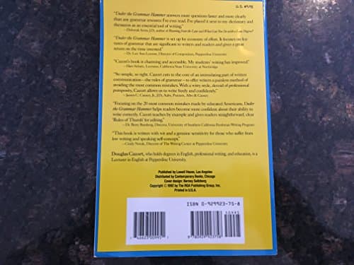 Under the Grammar Hammer: The 25 Most Important Grammar Mistakes and How to Avoid Them