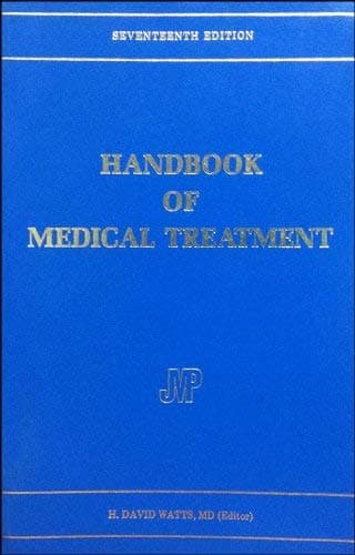 Book cover for Handbook of Medical Treatment by Watts, David