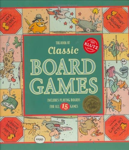 Book cover for The Book of Classic Board Games by Klutz Press