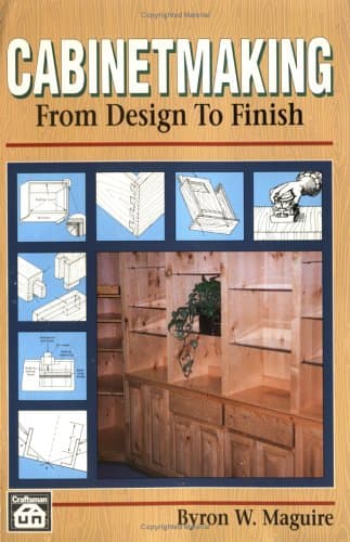 Book cover for Cabinetmaking: From Design to Finish by Maguire, Byron W
