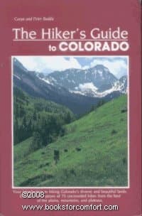 Book cover for Hiker's Guide to Colorado by Boddie, Peter