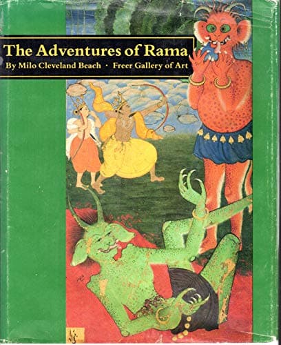 Book cover for The Adventures of Rama: With Illustrations from a Sixteenth-Century Mughal Manuscript by Beach, Milo Cleveland