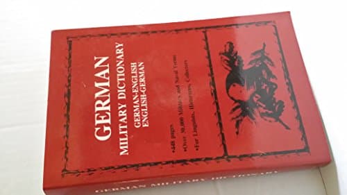Book cover for German Military Dictionary by No Author