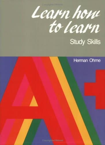 Book cover for Learn How to Learn Study Skills by Ohme, Herman