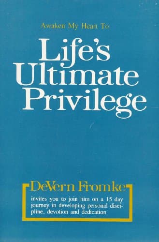 Book cover for Life's Ultimate Privilege by Fromke, Devern