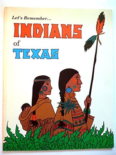 Book cover for Let's Remember Indians of Texas by Warren, Betsy