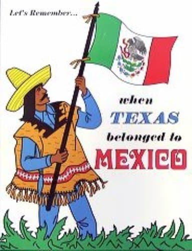 Book cover for Let's Remember When Texas Belonged to Mexico by Warren, Betsy