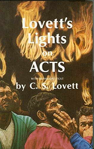 Book cover for Lovetts Lights on Acts: by C.S. Lovett