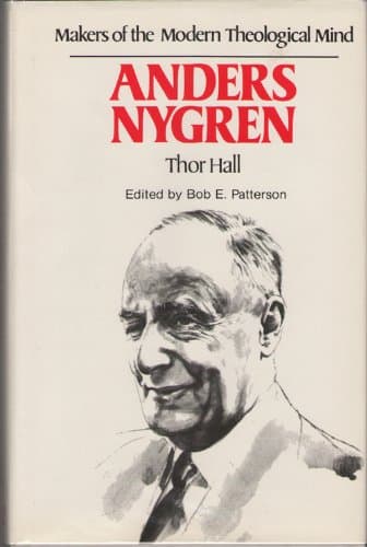Book cover for Anders Nygren by Hall, Thor