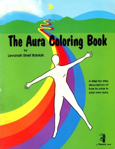 Book cover for The Aura Coloring Book by Bdolak, Levanah Shell