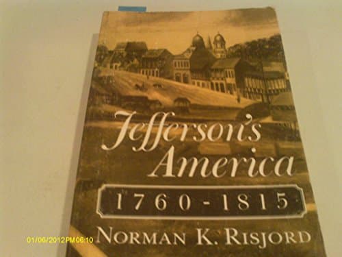 Book cover for Jefferson's America, 1760-1815 by Risjord, Norman K.