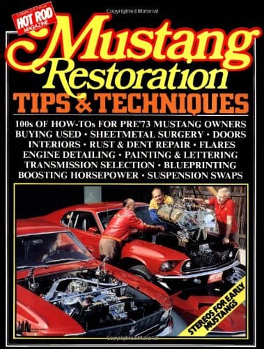 Book cover for Mustang Restoration Tips and Techniques by R. M. Clarke