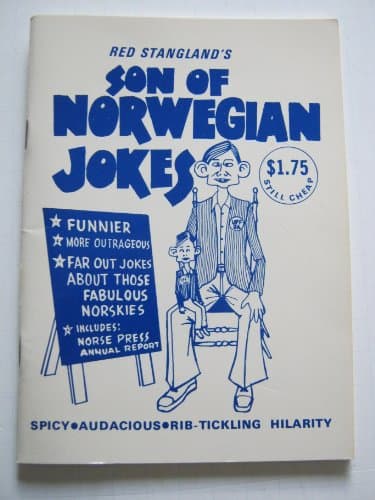 Book cover for Son of Norwegian Jokes by Stangland, E. C.