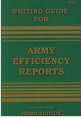 Writing Guide for Army Efficiency Reports