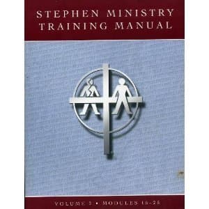 Book cover for Stephen Ministry Training Manual, Vol. 1 & 2 (Modules 1 – 14 & Modules 15 – 25) by Stephen Ministires