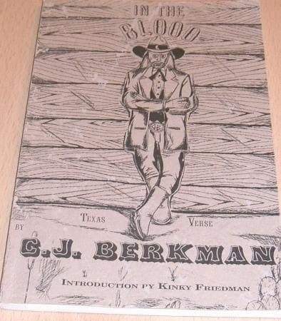 Book cover for In The Blood: Texas Verse by C. J. Berkman