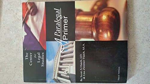 Book cover for A Paralegal Primer by Scott A. Hatch