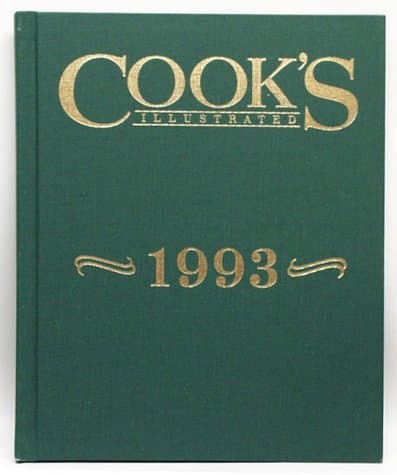 Cook's Illustrated 1993 Annual (Cooks Illustrated Annuals)
