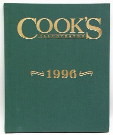 Book cover for Cook's Illustrated 1996 Annual (Cooks Illustrated Annuals) by Magazine, Editors of Cook's Illustrated
