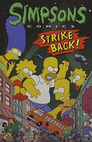 Book cover for Simpsons Comics Vol. 4 Strike Back! (Simpsons Comics, Volume 4) by Matt Groening