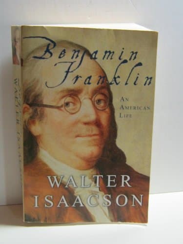 Book cover for Benjamin Franklin An American Life by Isaacson, Walter