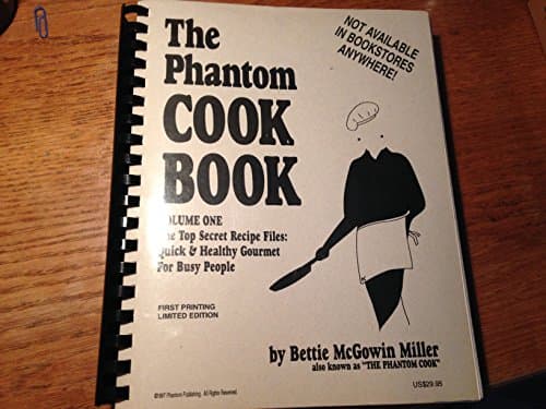 Book cover for The Phantom Cookbook by Miller, Bettie McGowin
